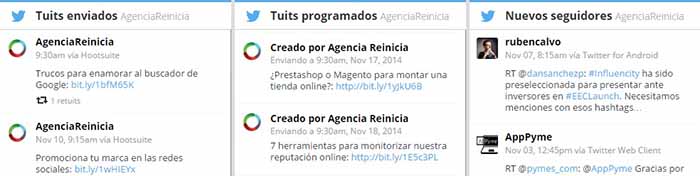 columnas Hootsuite