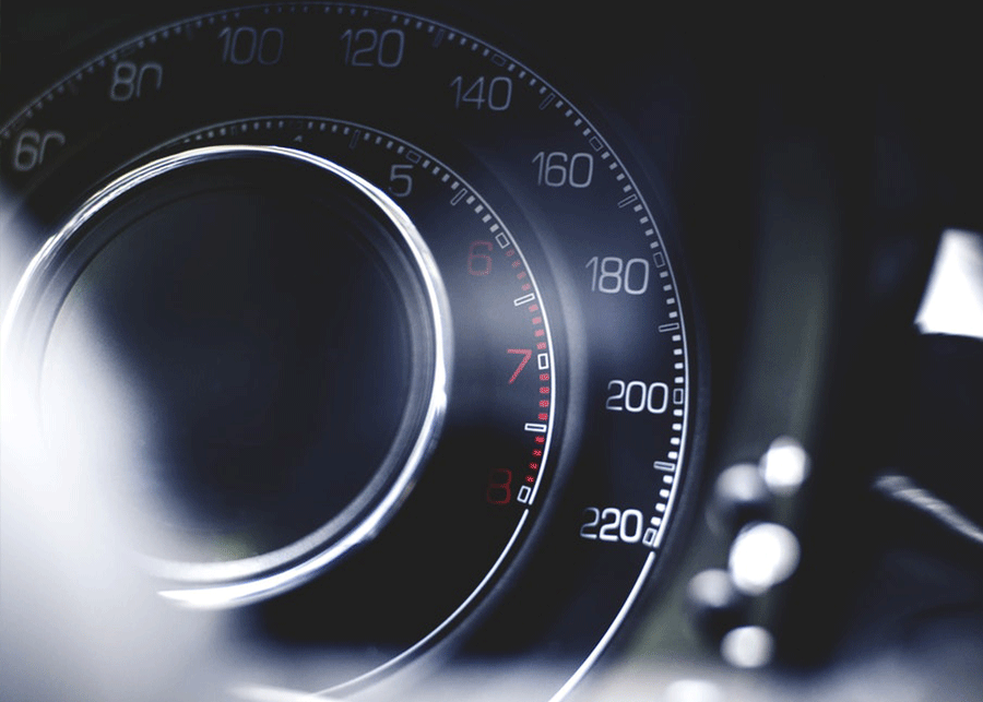 car interior counter