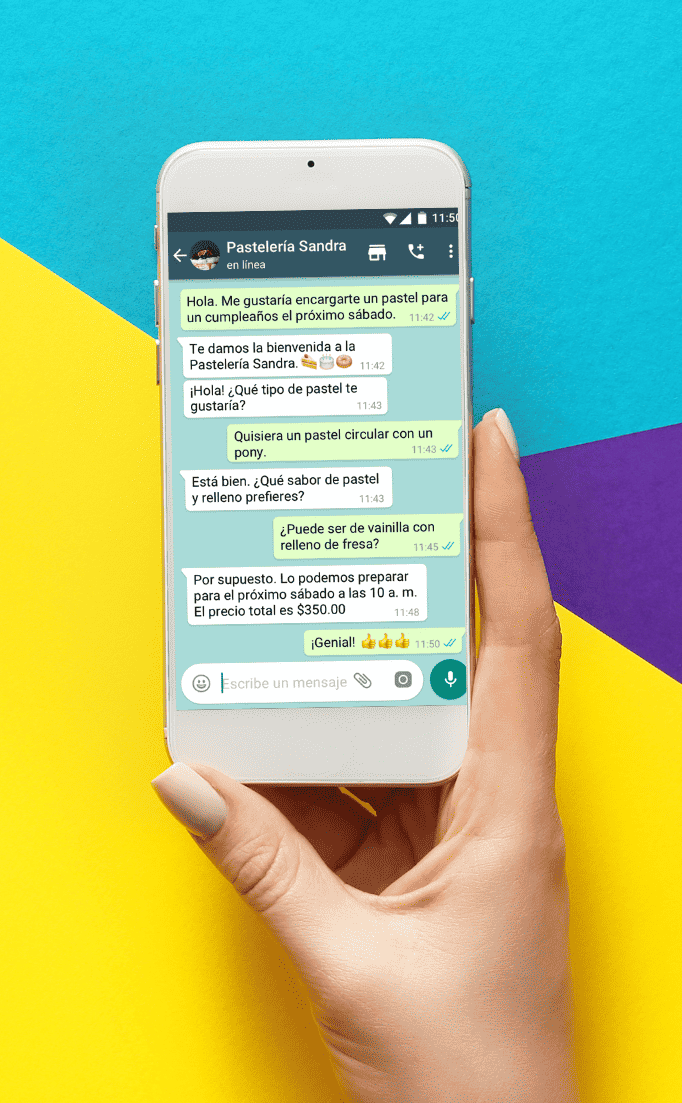 imagen de whatsapp business